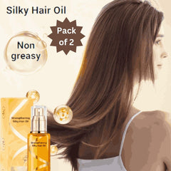 Straitening Silky Hair Oil 250 ML (Pack of 2)